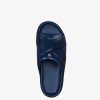 Men Givenchy Slides & Sandals | G Plage Flat Sandals In Leather Medium Blue