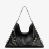 Women Givenchy Voyou | Large Voyou Bag In Leather Black