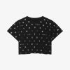 Women Givenchy Girl (4 To 12 Years) | T-Shirt In Givenchy 4G Cotton Black/Silvery