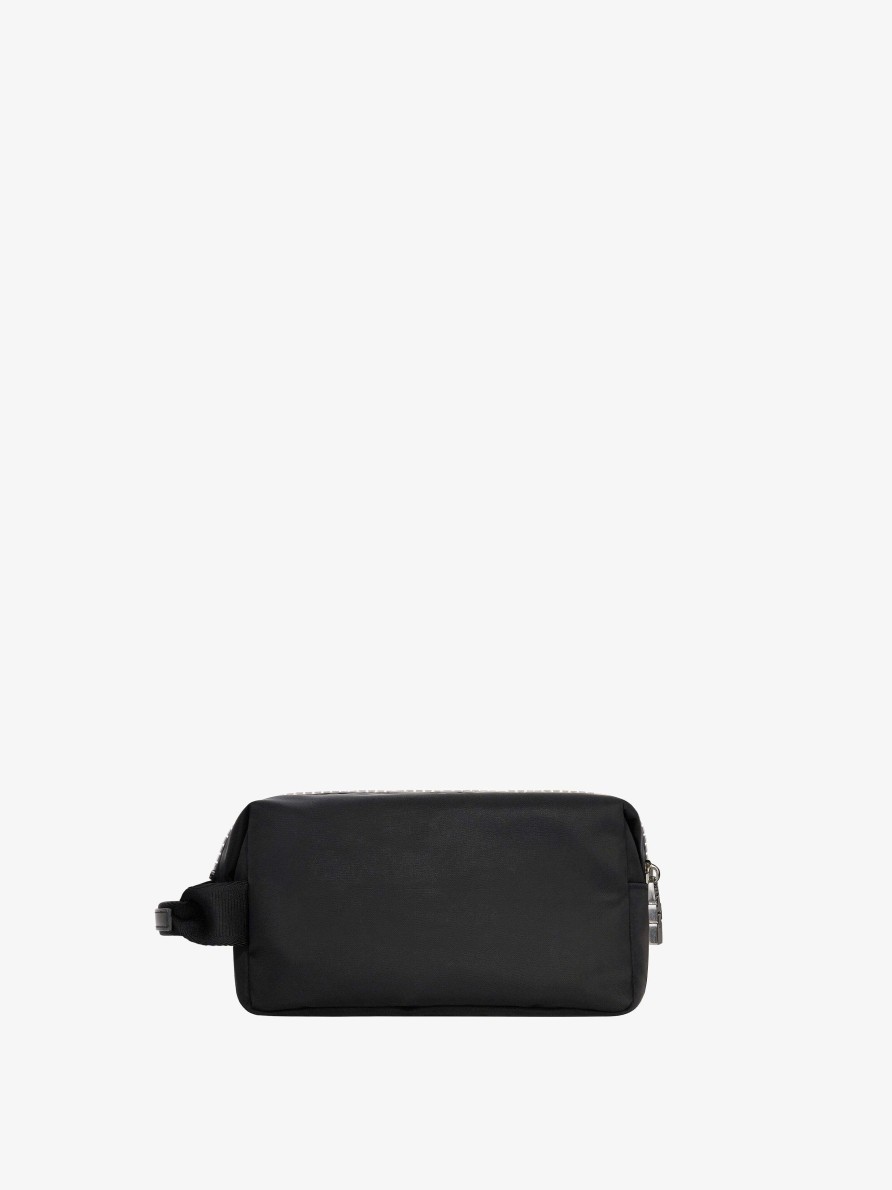 Men Givenchy Small Leather Goods | G-Zip Toilet Pouch In Nylon Black