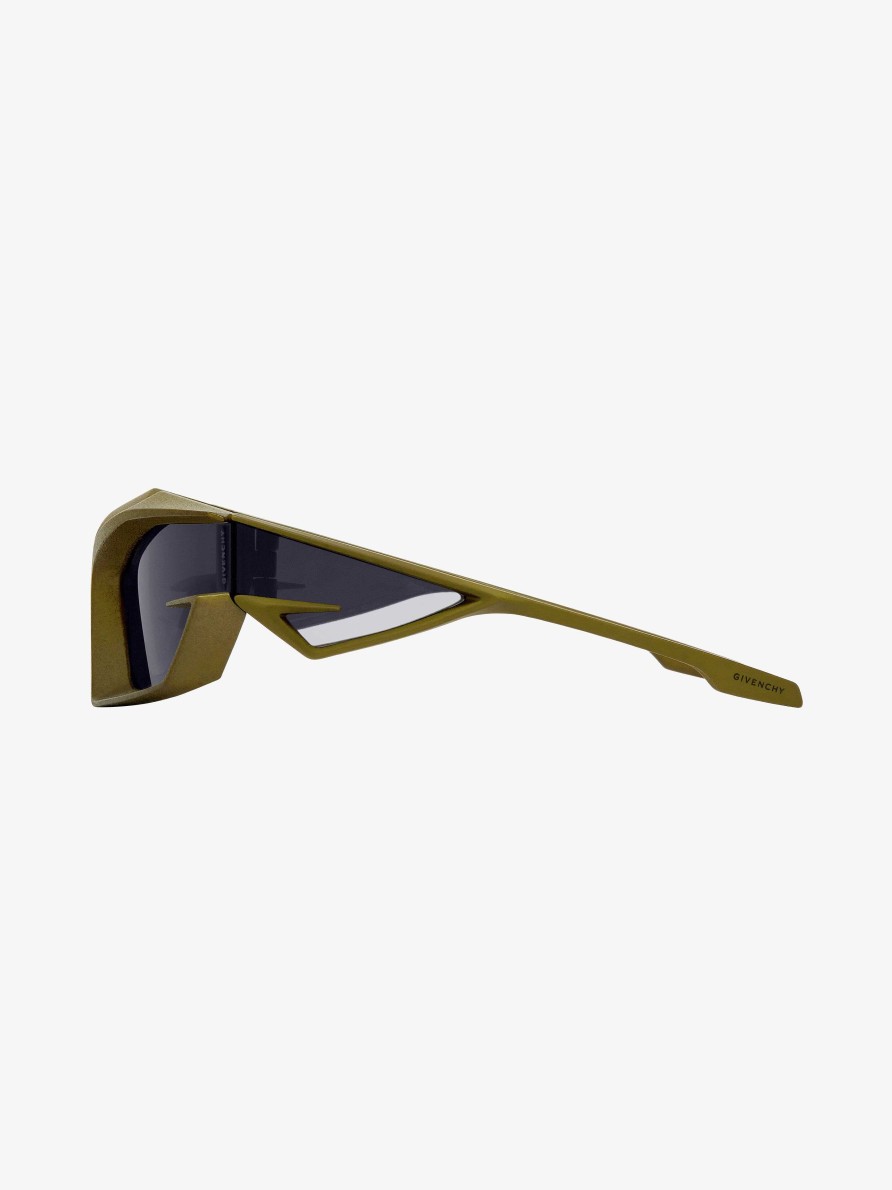 Men Givenchy Sunglasses | Giv Cut Unisex Sunglasses In Nylon Khaki