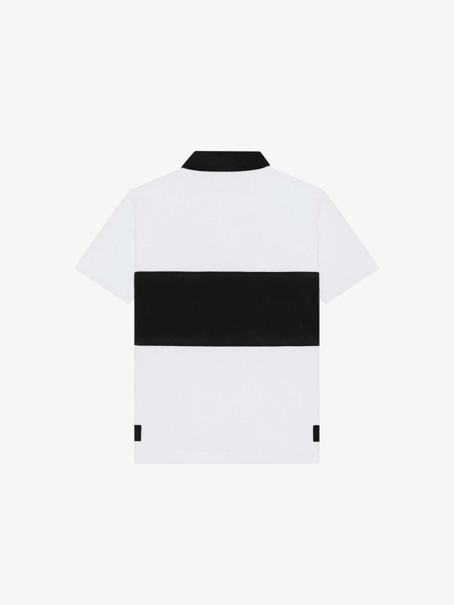 Men Givenchy Boy (4 To 12 Years) | Givenchy Polo In Cotton White