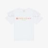 Women Givenchy Girl (4 To 12 Years) | T-Shirt In Jersey With Ruffles White