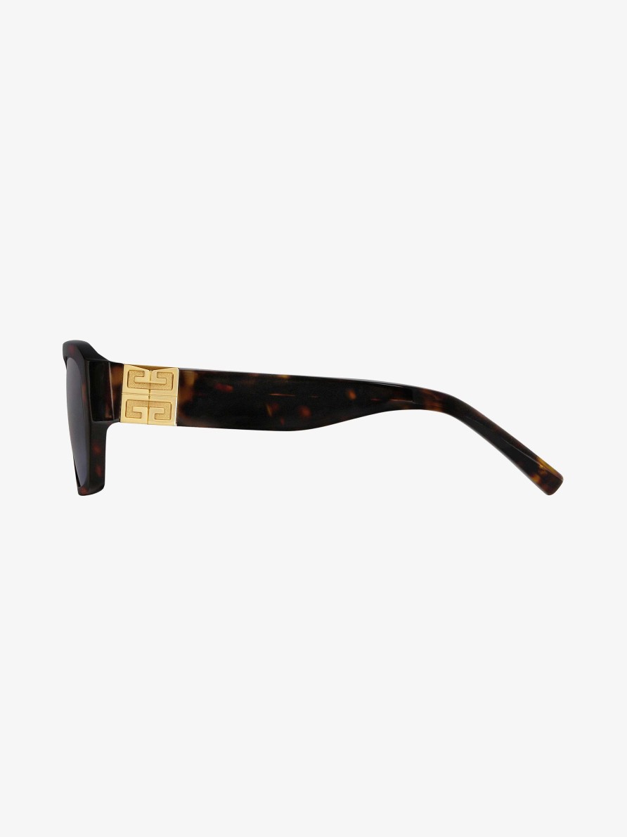 Women Givenchy Sunglasses | 4G Unisex Sunglasses In Acetate Dark Havanna