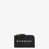 Women Givenchy Small Leather Goods | G-Cut Cardholder In 4G Coated Canvas And Leather Black