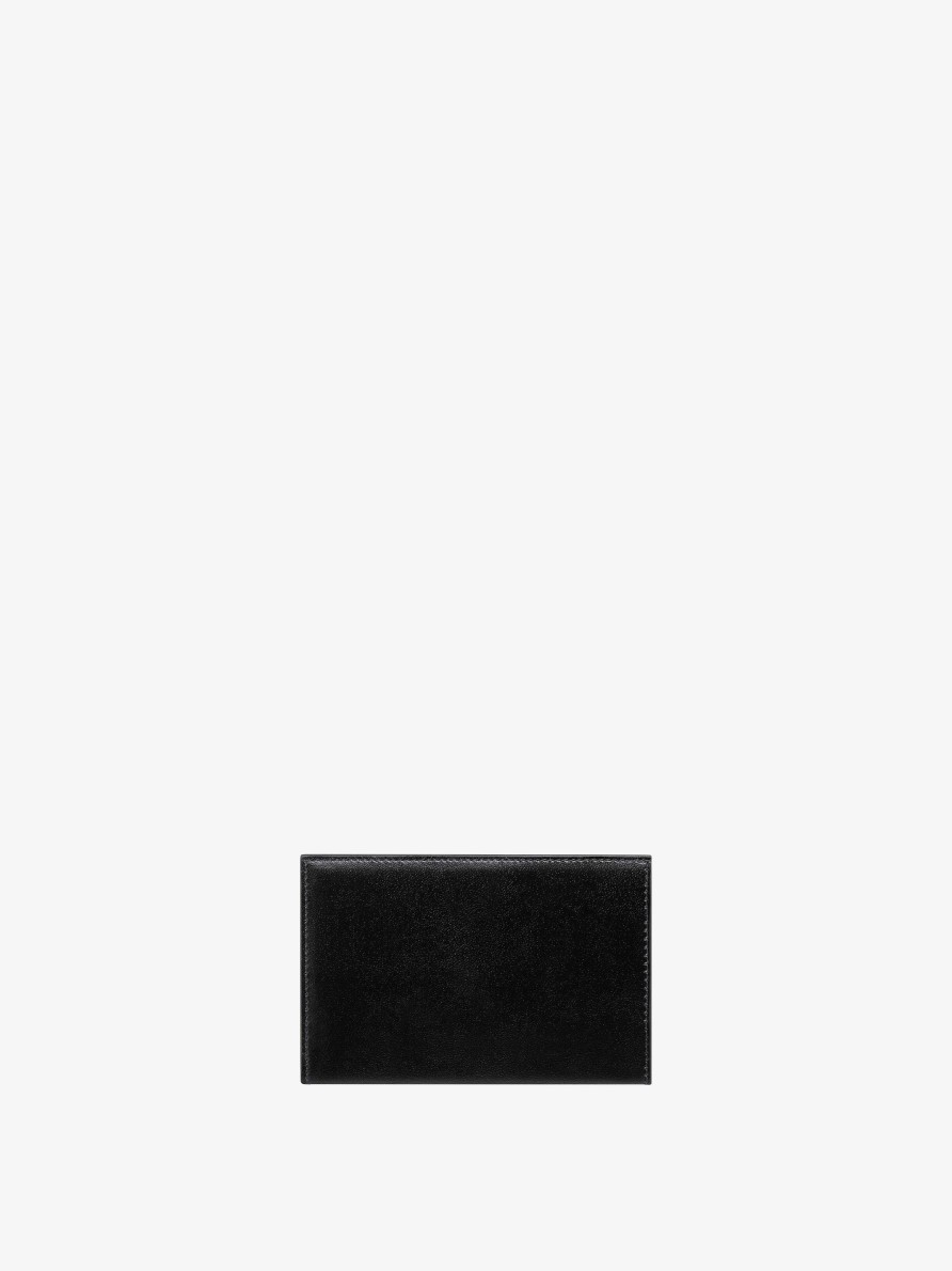 Women Givenchy Small Leather Goods | Antigona Wallet In Box Leather Black