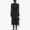 Women Givenchy Skirts | Pleated Skirt In Wool Black