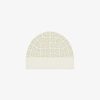 Women Givenchy Other Accessories | 4G Double Sided Beanie In Wool And Cashmere White/Ecru