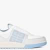 Men Givenchy G4 | G4 Sneakers In Leather And Perforated Leather Grey/Blue