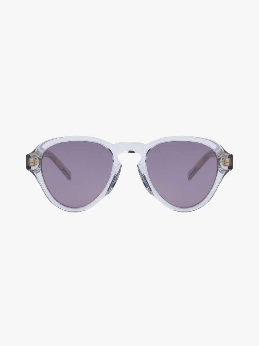 Men Givenchy Sunglasses | Gv Day Unisex Sunglasses In Acetate Light Grey