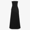 Women Givenchy Dresses | Bustier Dress With Pleats Black