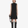 Women Givenchy Dresses | Dress In 4G Jacquard With Lavalliere Black