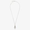 Women Givenchy Jewelry | Pearling Necklace In Metal With Pearls And Crystals White/Silvery