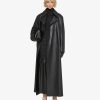 Women Givenchy Jackets & Coats | Trench-Coat In Leather Black