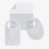 Men Givenchy Baby (1 Month To 3 Years) | Two Bibs Gift Set Light Grey