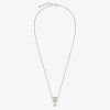 Women Givenchy Jewelry | 4G Necklace In Metal With Crystals Silvery