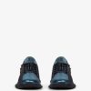 Men Givenchy Sneakers | Spectre Runner Sneakers In Laminated Leather With Zip Blue/Silvery