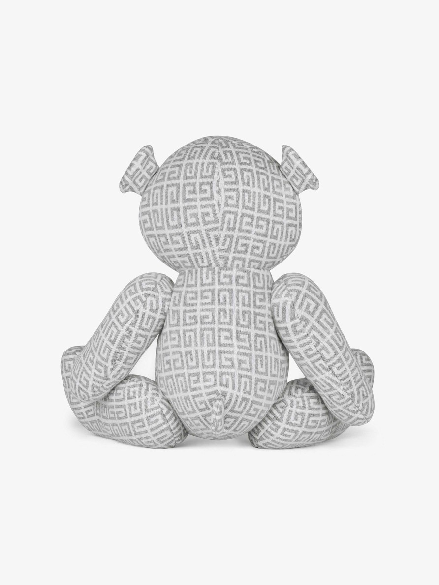 Men Givenchy Boy (4 To 12 Years) | Teddy Bear In 4G Jacquard Light Grey