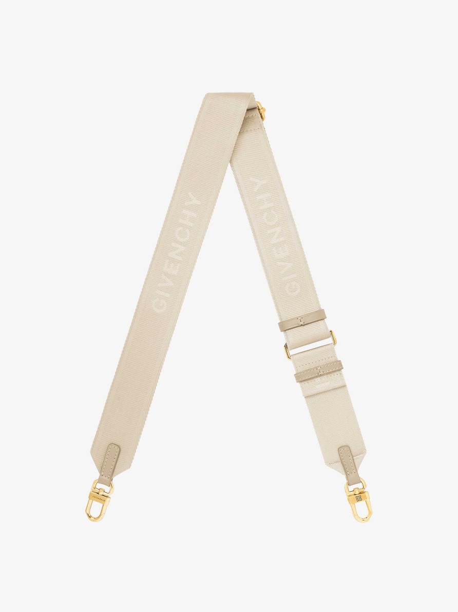 Women Givenchy Other Accessories | Givenchy Strap In Webbing Natural Beige