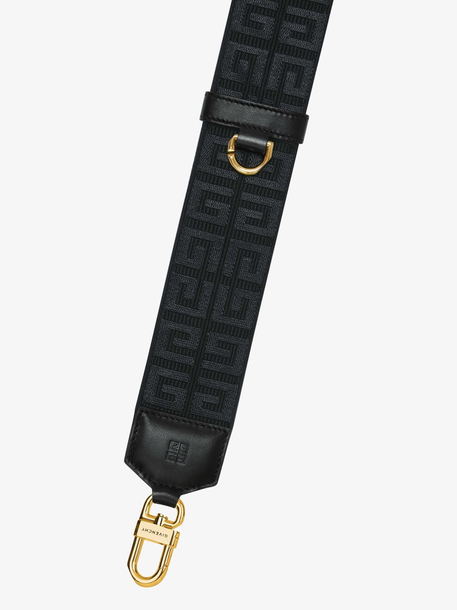 Women Givenchy Other Accessories | Strap In 4G Embroidery Black