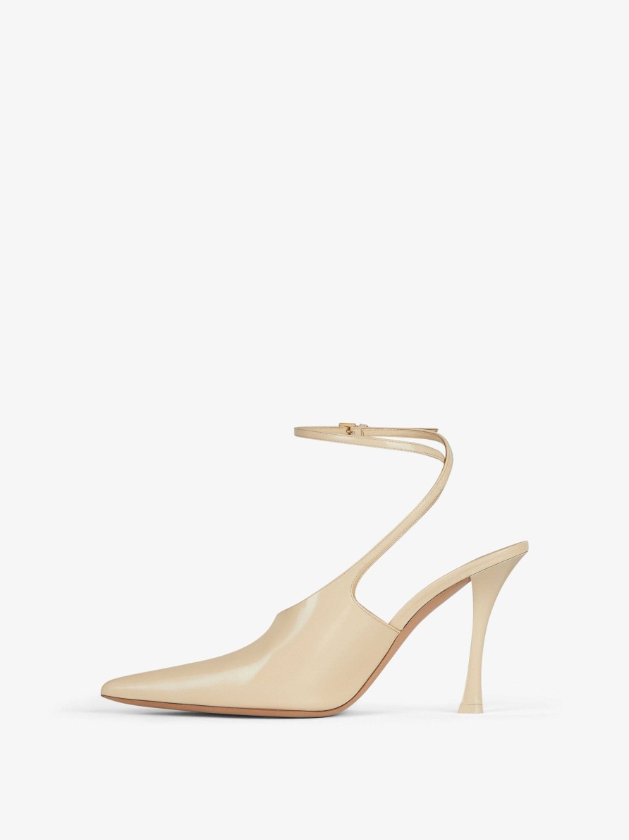 Women Givenchy Heels | Show Slingbacks In Leather Blond