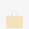 Women Givenchy G-Tote | Medium G-Tote Shopping Bag In Canvas Pale Yellow