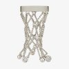 Women Givenchy Jewelry | Pearling Ring In Metal With Pearls And Crystals White/Silvery