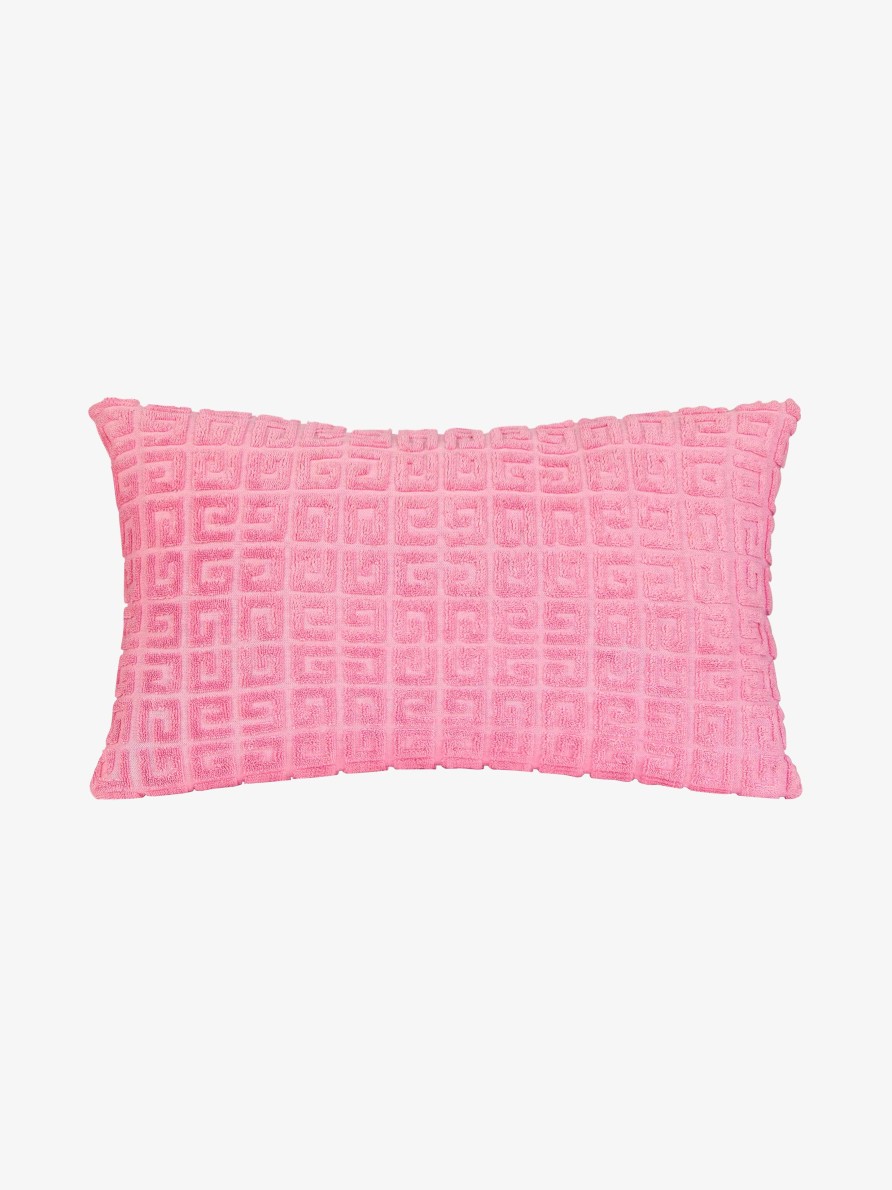 Women Givenchy Other Accessories | Beach Pillow In 4G Cotton Towelling Jacquard Old Pink