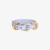 Women Givenchy Jewelry | Voyou Bracelet In Leather And Metal Lavender