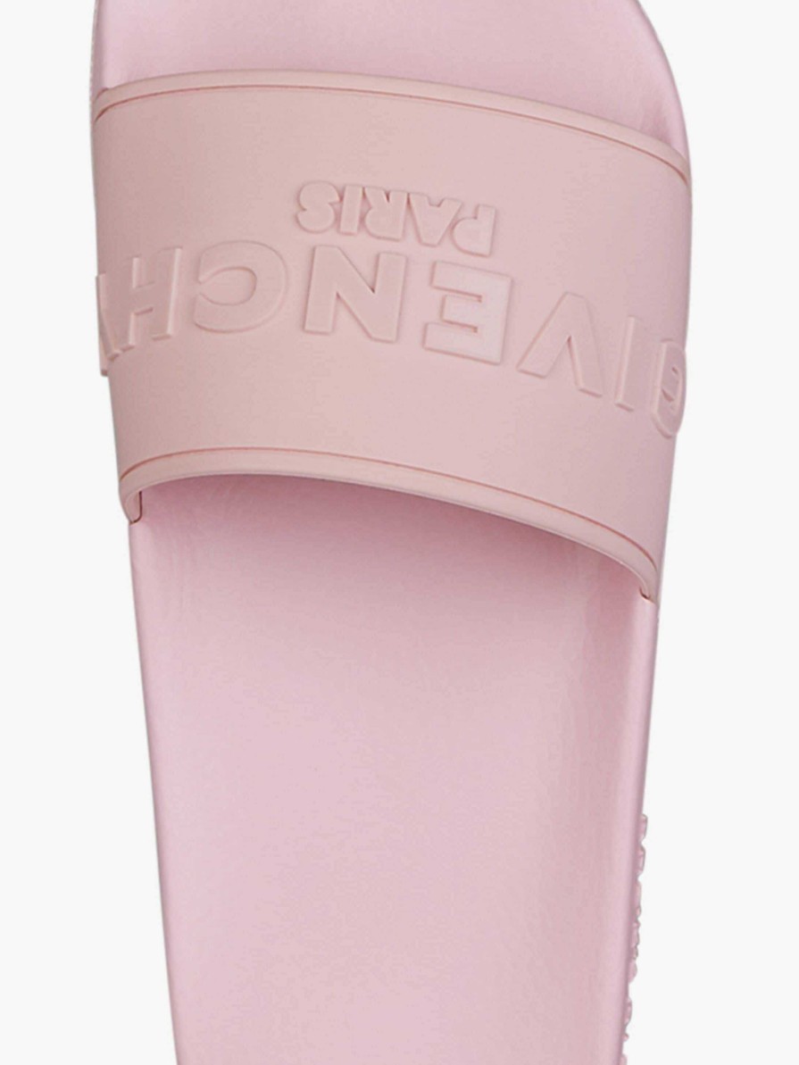 Women Givenchy Slides & Sandals | Givenchy Paris Flat Sandals Baby Pink