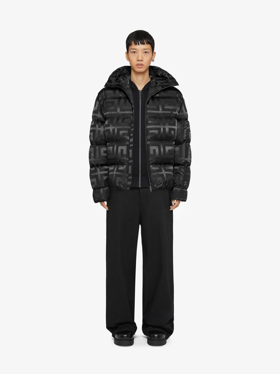 Men Givenchy Outerwear & Blousons | 4G Puffer Jacket Black