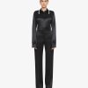 Women Givenchy Pants | Tailored Pants In Satin Black