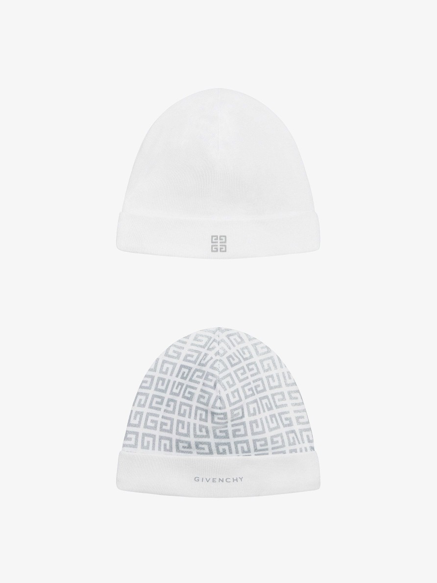 Men Givenchy Baby (1 Month To 3 Years) | Two Hats Gift Set Light Grey