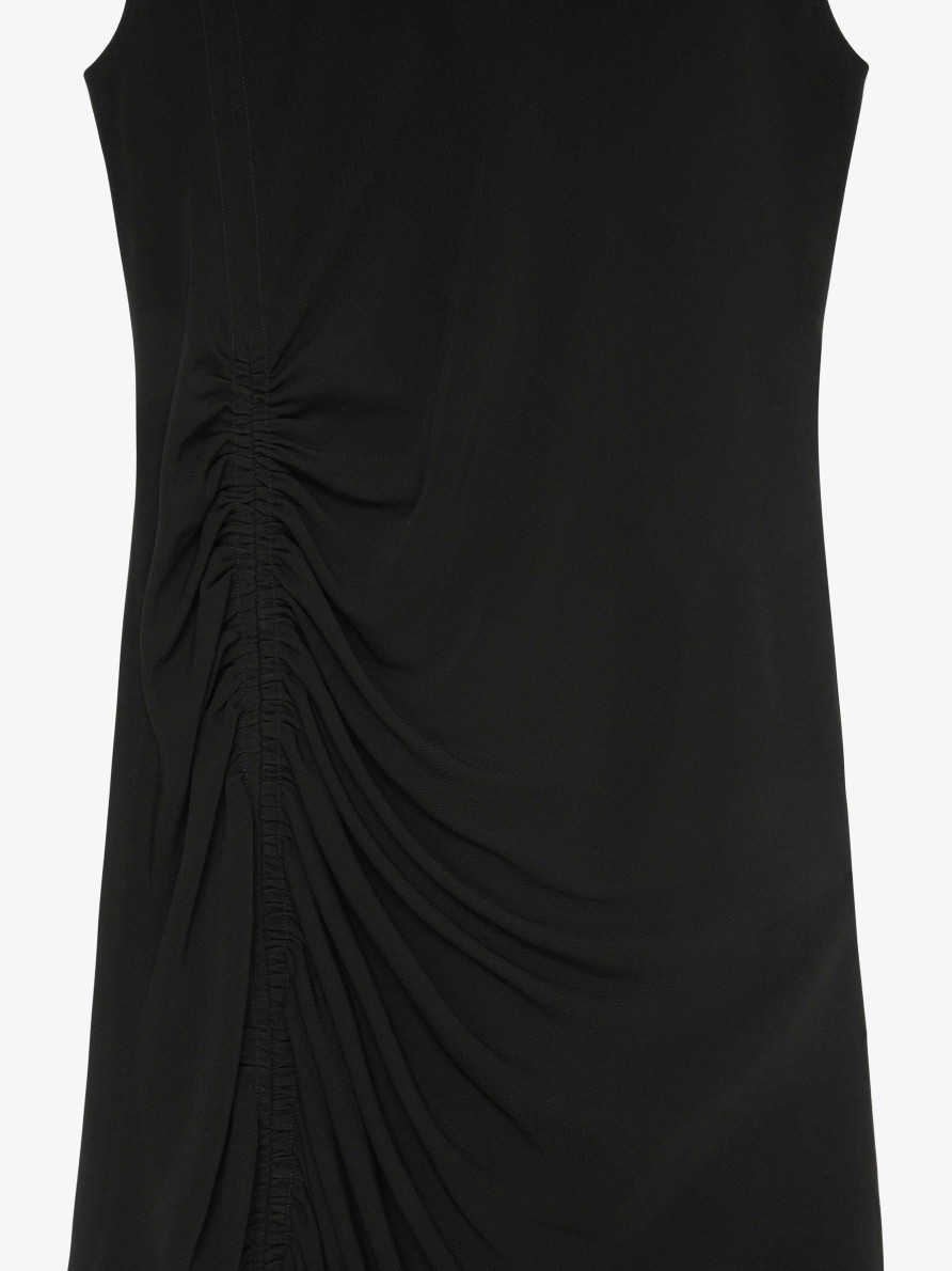 Women Givenchy Dresses | Draped Dress In Crepe Black