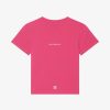 Women Givenchy Girl (4 To 12 Years) | T-Shirt In Cotton With Disney Castle Print Deep Pink