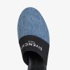 Women Givenchy Slides & Sandals | Bedford Flat Mules In Denim Medium Blue