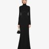 Women Givenchy Dresses | Backless Dress In Knit With Pearls Black