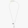 Men Givenchy Jewelry | G Cube Pendant Necklace In Metal Black/Silvery