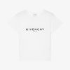 Women Givenchy Girl (4 To 12 Years) | Givenchy Reverse T-Shirt In Cotton White