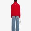 Women Givenchy Knitwear | Turtleneck Sweater In Cashmere Vermillon