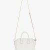 Women Givenchy Mini & Micro Bags | Mini Antigona Bag In Aged Leather Ivory