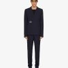 Men Givenchy Jackets & Coats | U-Lock Slim Fit Jacket In Wool Navy