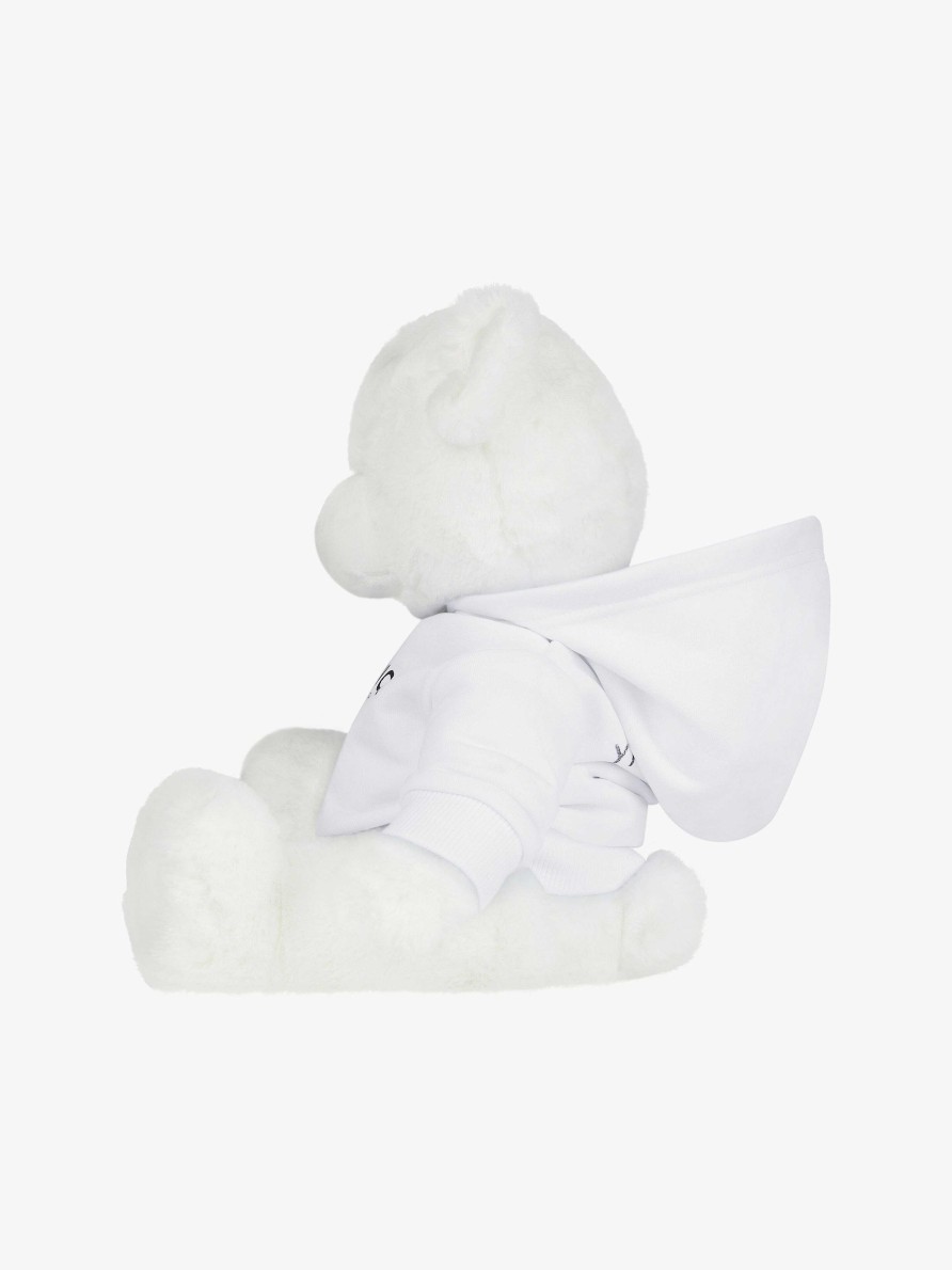 Men Givenchy Boy (4 To 12 Years) | Givenchy Reverse Teddy Bear In Fleece White