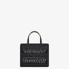 Women Givenchy G-Tote | Mini G-Tote Shopping Bag In Laced Raffia Black