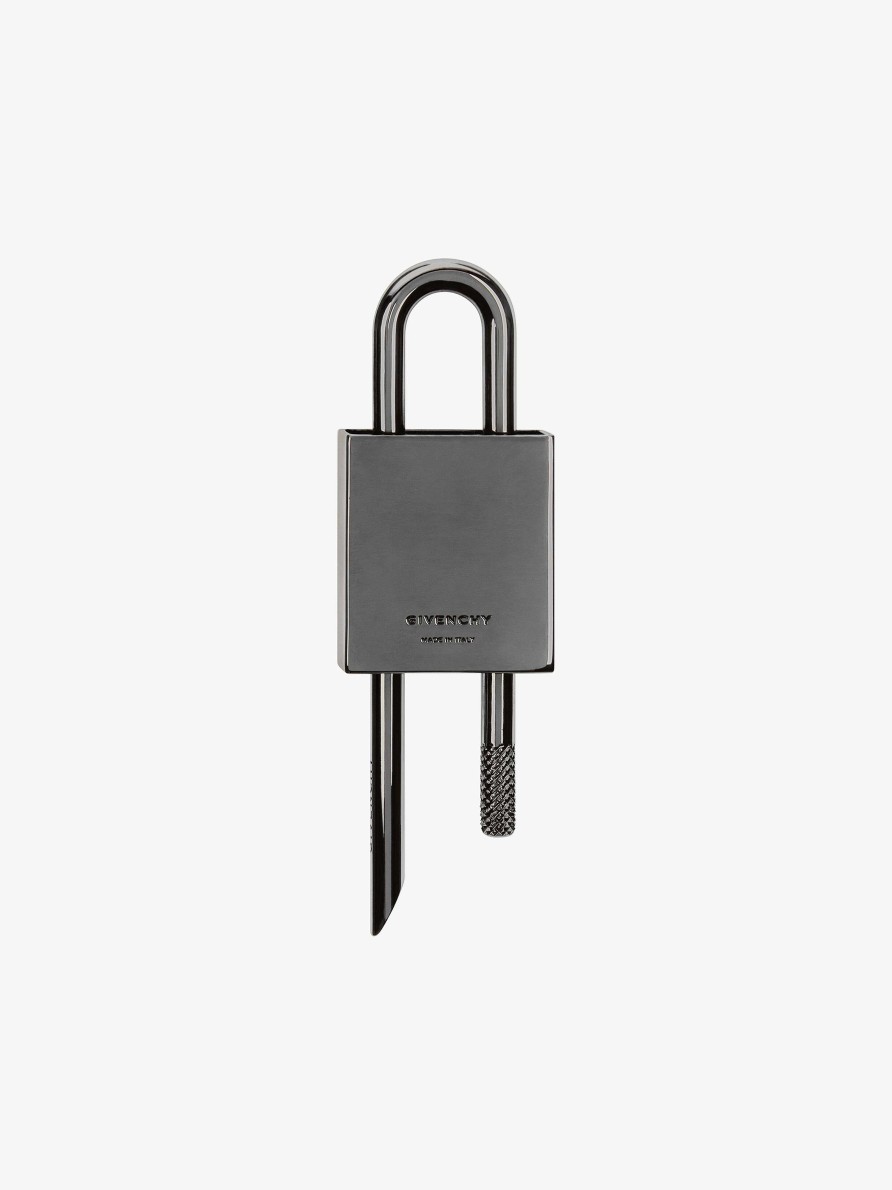 Women Givenchy Other Accessories | 4G Padlock In Metal With Strass Black