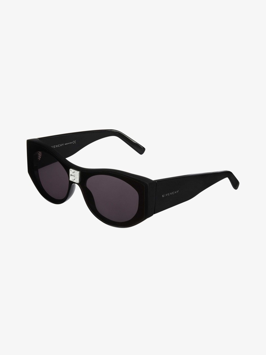 Men Givenchy Sunglasses | 4Gem Unisex Sunglasses In Acetate Black