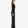 Women Givenchy Dresses | Gown With Sequins And Pearl Embroidery Black