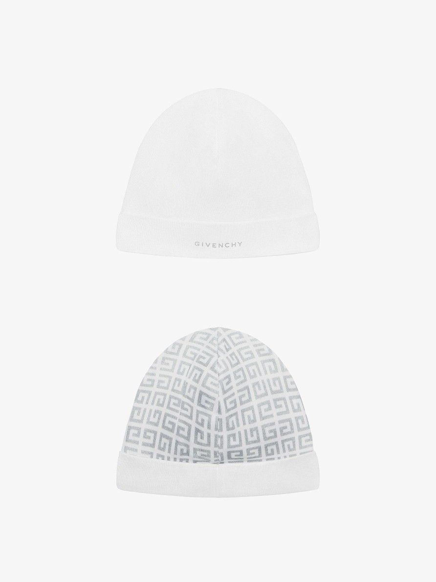 Men Givenchy Baby (1 Month To 3 Years) | Two Hats Gift Set Light Grey