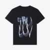 Men Givenchy T-Shirts | Oversized T-Shirt In Cotton With Givenchy Love Print Black