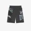 Men Givenchy Boy (4 To 12 Years) | Givenchy Bermuda Shorts In Fleece Grey Blue